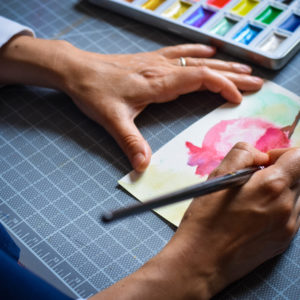 watercoloring